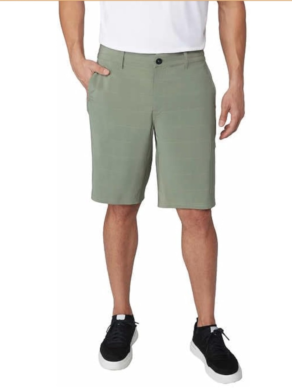 ONeill Crossover Hybrid Shorts Mens 30 Olive Green Pinstripe Cargo Board Shorts